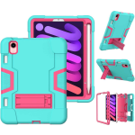 Fonu iPad Mini 6 hoes Shockproof Standcase Aqua - 8.3 inch - Blauw