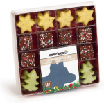 Beeztees Kerstkoekjes - Hondensnacks - Mix 6 X 6 X 1.5 cm Multi-Color 32 stuks