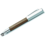 Rollerball Faber Castell Ondoro Gerookt Eikenhout - Blanco