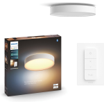 Philips Devere L White Ambiance badkamerplafondlamp + dimmer - Wit