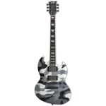 ESP guitars E-II Viper Urban Camo met koffer