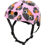 Mini Hornit Lids Fietshelm Voor Kinderen - Met Led Achterlicht - Pug Puppies (S) - Roze