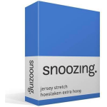Snoozing Stretch - Hoeslaken - Extra Hoog - 70/80x200/220/210 - Meermin - Blauw