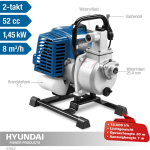 Hyundai Waterpomp | Benzine | 52cc