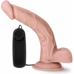 Blush Dr Skin Dr Sean vibrerende dildo 20 cm - Beige