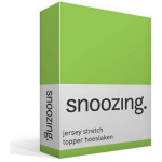 Snoozing Stretch - Topper - Hoeslaken - 70/80x200/220/210 - Lime - Groen