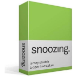 Snoozing Stretch - Topper - Hoeslaken - 90/100x200/220/210 - Lime - Groen