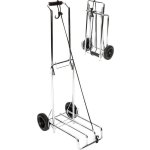 Bo-Camp Bagagetrolley staal - Silver