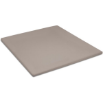 Cinderella Basic Percaline Katoen Topper Hoeslaken - 100% Percaline Katoen - 1-persoons (90x200 Cm) - Taupe