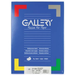 Galleryte Etiketten Ft 66 X 38,1 Mm (B X H),Ronde Hoeken, Doos Van 2.100 Etiketten - Wit