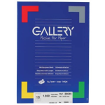 Galleryte Etiketten Ft 66 X 46,6 Mm (B X H),Ronde Hoeken, Doos Van 1.800 Etiketten - Wit