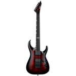 ESP guitars E-II Horizon FR-II See Thru Black Cherry Sunburst elektrische gitaar met koffer