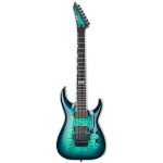 ESP guitars E-II Horizon FR-7 Dark Burst met koffer - Turquoise