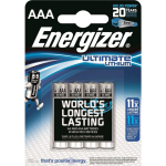 Energizer Batterijen Lithium Aaa, Blister Van 4 Stuks