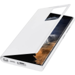 Samsung Galaxy S22 Ultra Smart Clear View Cover - Blanco