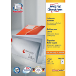 Averyte Etiketten Quickpeel Ft 70 X 42,3 Mm (B X H),4.200 Stuks, 21 Per Blad, Doos Van 200 Blad - Wit