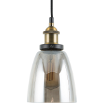 Beliani Parma Hanglamp Glas 14 X 14 Cm