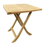 Buitengewoon de Boet Teak Bijzettafel - 70x70 - Bruin