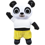 Bing knuffelpanda Pando junior 30 cm pluche zwart/wit/geel