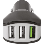 Celly Autolader 3 Usb-poorten 12/24v 4.4a - Zwart