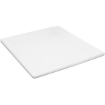 Cinderella Basic Percaline Katoen Topper Hoeslaken - 100% Percaline Katoen - Lits-jumeaux (160x210 Cm) - White - Wit