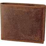 Landley Heren Portemonnee - Compacte Billfold - Robuust Vintage Leer - - Bruin