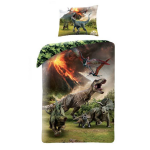 Jurassic World Dekbedovertrek Eruption - Multi - 1-persoons 140x200 Cm