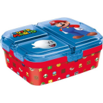 Stor lunchbox Super Mario 18,5 x 15 x 6,5 cm polypropyleen blauw/rood