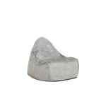Beliani Drop Zitzak Synthetisch Materiaal 75 X 63 Cm - Grijs