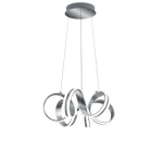 Trio Leuchten Design hanglamp staal 3-staps dimbaar incl. LED - Filum