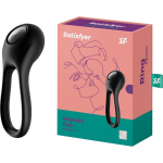 SATISFYER vibrerende penisring Majestic Duo - Zwart