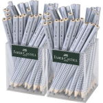 Faber Castell Potlood Jumbo Grip 2 Kokers Van 36 Stuks Zilver - Silver