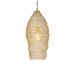 QAZQA Oosterse hanglamp goud 25 cm - Nidum