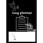 Dag planner A4 zwart/wit