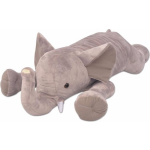 Vidaxl Knuffelbeest Olifant Xxl 95 Cm - Grijs