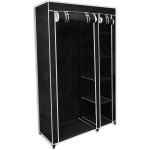 Vidaxl Kledingkast Opvouwbaar 110x45x175 Cm - Negro