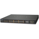 Assmann Planet GS-4210-24UP4C netwerk-switch Managed L2/L4 Gigabit Ethernet (10/100/1000) 1U Power over Ethernet (PoE) - Zwart