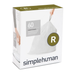 Simplehuman Vuilniszakken Code R - 10 Liter (60 stuks)