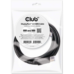 Club 3D DisplayPort 1.4 kabel 2 m HBR3 8K 60Hz