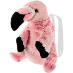 Pluche Flamingo Vogel Rugtas/rugzak Knuffel 32 Cm - Flamingo Vogels Knuffels - Speelgoed Voor Kinderen - Roze