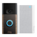 Ring Video Doorbell Gen. 2 Lichtbrons + Chime Pro Gen. 2
