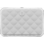 Ögon Designs Ogon Designs Quilted Button Dames Creditcardhouder Rfid Zilver - Silver