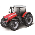 Bburago tractor Massey Ferguson 87040S 10 cm rood