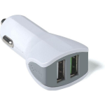 Celly Autolader Dual Usb (12/24v 3.4a) - Wit