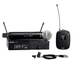 Shure SLXD124/85-H56 draadloze SM58 & WL185 microfoon combinatieset