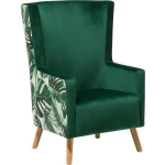 Beliani Oneida Fauteuil Polyester 60 X 74 Cm - Verde