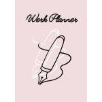 Werkplanner - To Do Planner - A4 ongedateerd Pink.