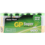 GP Super Alkaline D - 4 Batterijen