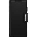 Otterbox Strada Samsung Galaxy S22 Ultra Book Case Leer - Zwart