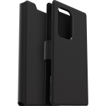 Otterbox Strada Via Samsung Galaxy S22 Ultra Book Case Leer - Zwart